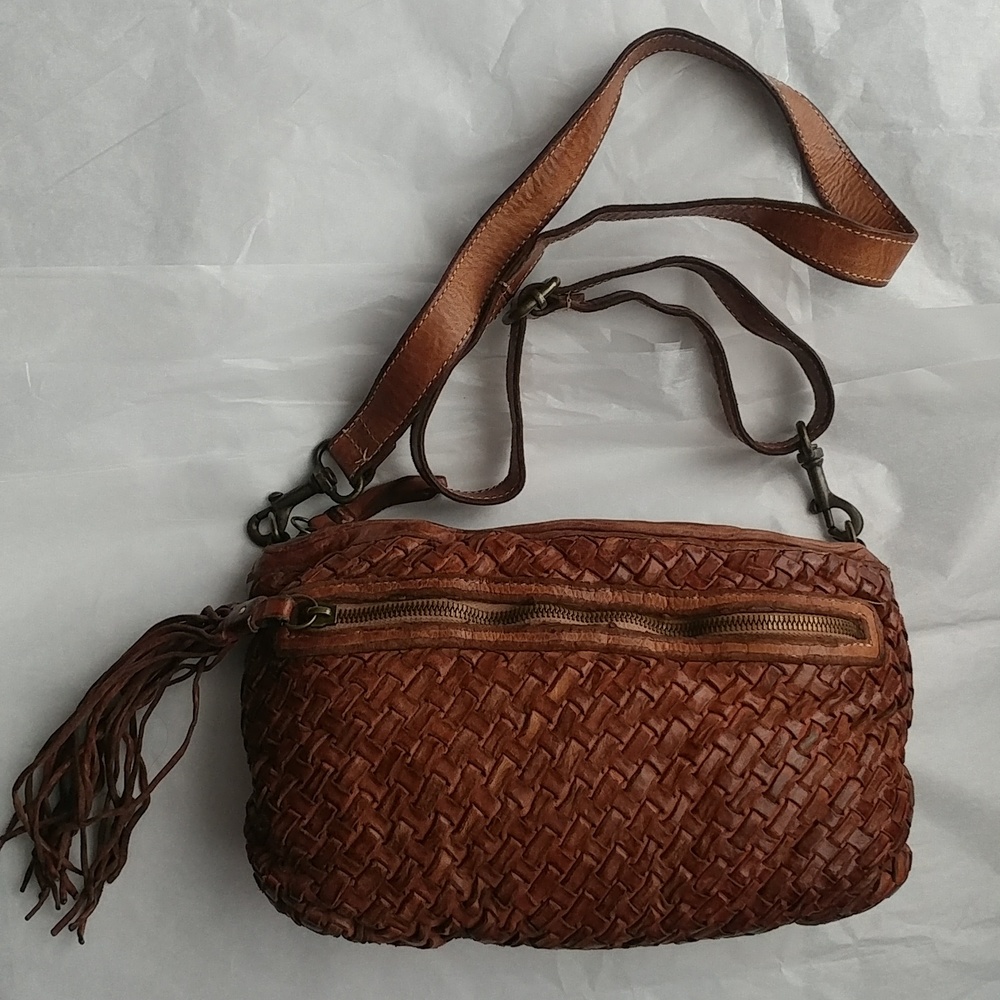 Langellotti Italian leather crossbody bag